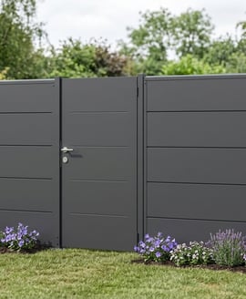 Telluria Door 5H Metal Garden Fence Gate