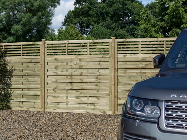 6' x 6' Langham Fence Panel - 3 Panel Pack