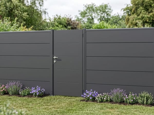 Telluria Door 6H Metal Garden Fence Gate