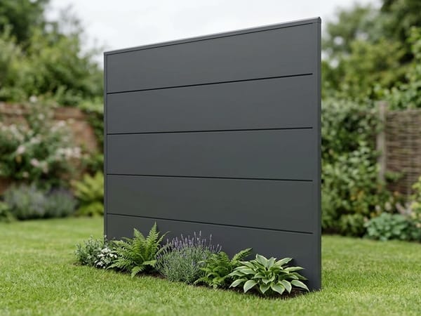 Telluria Fence 6H Metal Garden Fence Panel